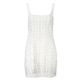 Desigual White Polyester Dress
