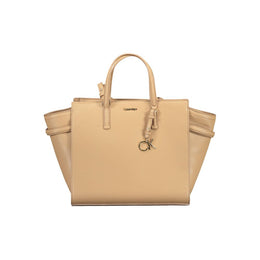 Calvin Klein Beige Polyester Handbag