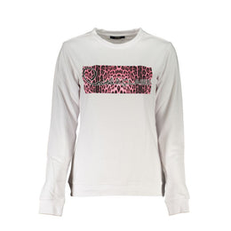 Cavalli Class White Cotton Women Sweater