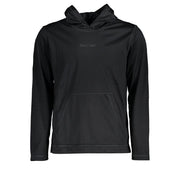 Calvin Klein Black Polyester Men's Hooded Sweater