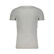Aeronautica Militare Gray Cotton T-Shirt