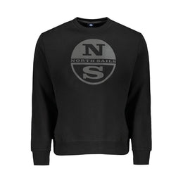 North Sails Black Cotton Sweatshirt