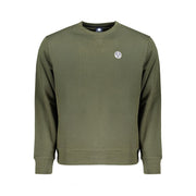 North Sails Green Cotton Men Sweater