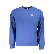 North Sails Blue Cotton Men Sweater