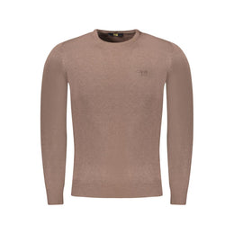 Cavalli Class Brown Polyester Sweater