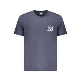 Lee Blue Cotton T-Shirt