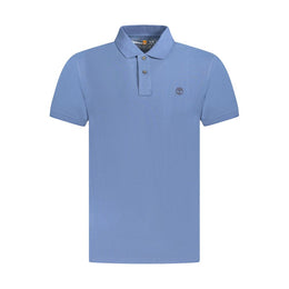 Timberland Blue Cotton Polo Shirt