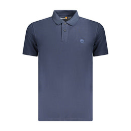 Timberland Blue Cotton Polo Shirt