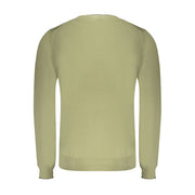 North Sails Green Cotton Men Sweater