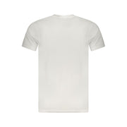 Cavalli Class White Cotton Men T-Shirt