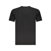 Cavalli Class Black Cotton Men T-Shirt