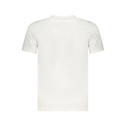Cavalli Class White Cotton Men T-Shirt