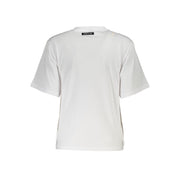 Cavalli Class White Cotton T-Shirt