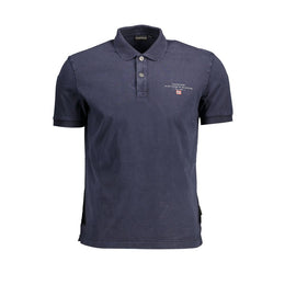 Napapijri Blue Cotton Polo Shirt