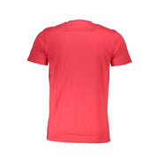 Cavalli Class Red Cotton Men T-Shirt
