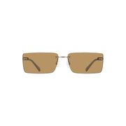 Calvin Klein Beige Metal Sunglass
