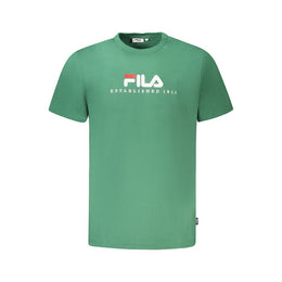 Fila Green Cotton T-Shirt