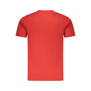 Cavalli Class Red Cotton Men T-Shirt