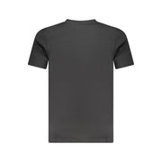 Cavalli Class Black Cotton Men T-Shirt