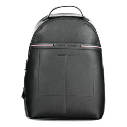 Tommy Hilfiger Black Polyethylene Backpack