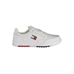 Tommy Hilfiger White Polyethylene Men Sneaker