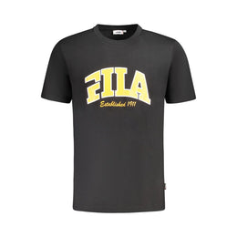 Fila Black Cotton T-Shirt