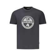 Napapijri Black Cotton Men T-Shirt