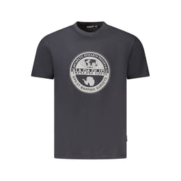 Napapijri Black Cotton Men T-Shirt