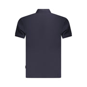 Napapijri Blue Cotton Men Polo Shirt