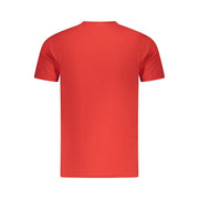 Cavalli Class Red Cotton Men T-Shirt