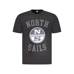 North Sails Black Cotton T-Shirt