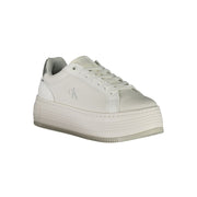 Calvin Klein White Polyester Sneaker