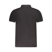 Cavalli Class Black Cotton Polo Shirt