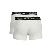 Trussardi Brown Cotton Men Boxer Underwear