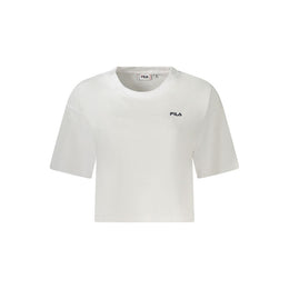 Fila White Cotton T-Shirt