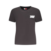 Tommy Hilfiger Black Cotton T-Shirt