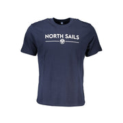 North Sails Blue Cotton Men's T-Shirt
