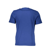 North Sails Blu Cotton Men T-Shirt