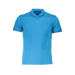Harmont & Blaine Light Blue Cotton Men Polo Shirt