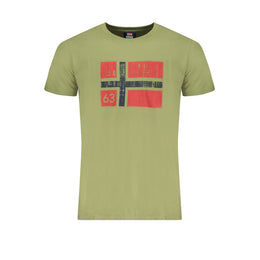 Norway 1963 Verde Cotton Mens T-Shirt