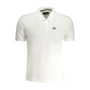 La Martina Bianco Cotton Mens Polo Shirt