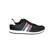 Tommy Hilfiger Black Polyester Men Sneaker