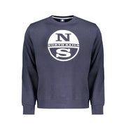 North Sails Blue Cotton Men Sweater
