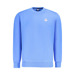 North Sails Blue Cotton Men's Sweatshirt