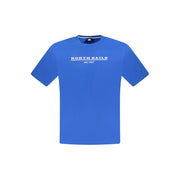 North Sails Blue Cotton Men T-Shirt