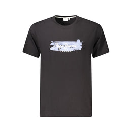 Pepe Jeans Black Cotton T-Shirt