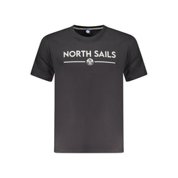 North Sails Black Cotton T-Shirt