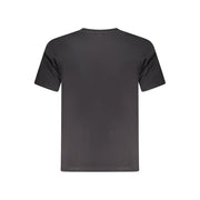 North Sails Black Cotton Men T-Shirt