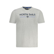 North Sails Brown Cotton Men T-Shirt
