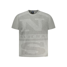 North Sails Brown Cotton Men T-Shirt